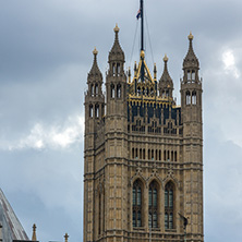 LONDON, ENGLAND - JUNE 15 2016: Houses of Parliament at Westminster, London, England, Great Britain