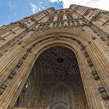 LONDON, ENGLAND - JUNE 15 2016: Houses of Parliament at Westminster, London, England, Great Britain