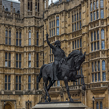 LONDON, ENGLAND - JUNE 15 2016: Houses of Parliament at Westminster, London, England, Great Britain