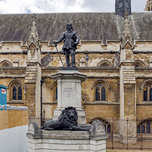 LONDON, ENGLAND - JUNE 15 2016: Houses of Parliament at Westminster, London, England, Great Britain