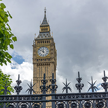 LONDON, ENGLAND - JUNE 15 2016: Houses of Parliament at Westminster, London, England, Great Britain