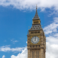 LONDON, ENGLAND - JUNE 15 2016: Houses of Parliament at Westminster, London, England, Great Britain