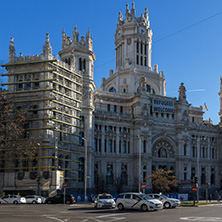 MADRID, SPAIN - JANUARY 21, 2018: Puerta de Alcala in City of Madrid, Spain