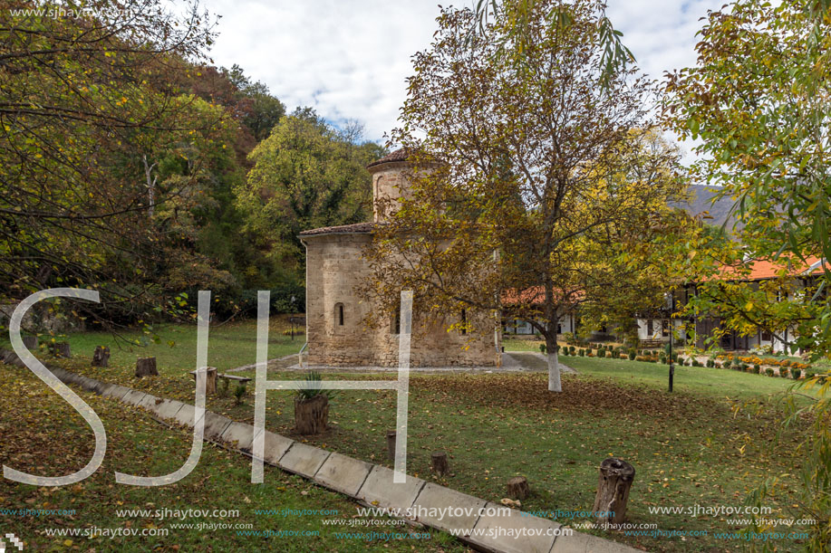 Autumn view of The 11th century  Zemen Monastery, Pernik Region, Bulgaria