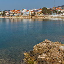Coastline of Town of Limenaria, Thassos island, East Macedonia and Thrace, Greece