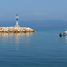 Amazing view of Skala Sotiros, Thassos island, East Macedonia and Thrace, Greece