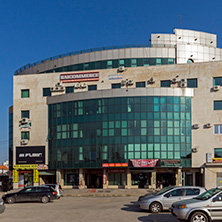 HASKOVO, BULGARIA - MARCH 15, 2014: Business Building in the center of City of Haskovo, Bulgaria