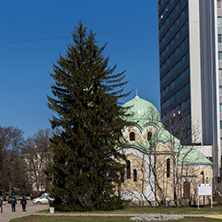PERNIK, BULGARIA - MARCH 12, 2014: Church of John of Rila (St. Ivan Rilski) in city of Pernik, Bulgaria