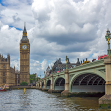 LONDON, ENGLAND - JUNE 15 2016:  Houses of Parliament at Westminster, London, England, Great Britain