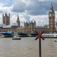 LONDON, ENGLAND - JUNE 15 2016:  Houses of Parliament at Westminster, London, England, Great Britain