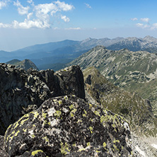 Amazing Landscape from Kamenitsa peak, Pirin Mountain, Bulgaria