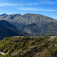 METSOVO, EPIRUS, GREECE - OCTOBER 19, 2013: Autumn view of Pindus Mountain near village of Metsovo, Epirus Region, Greece