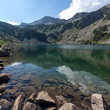 Amazing Landscape with Fish Banderitsa Lake, Pirin Mountain, Bulgaria