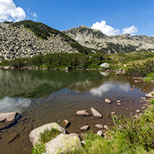 Amazing Landscape with mountain Lake, Pirin Mountain, Bulgaria