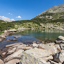 Amazing Landscape with The Long Lake, Pirin Mountain, Bulgaria