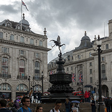 LONDON, ENGLAND - JUNE 16 2016: Piccadilly Circus, City of London, England, Great Britain