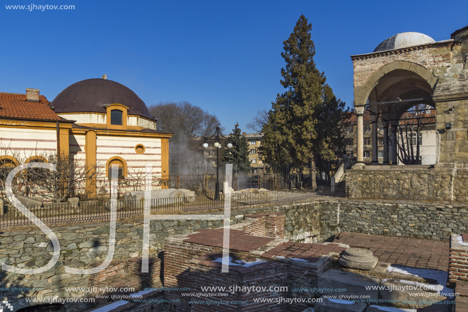 KYUSTENDIL, BULGARIA - JANUARY 15, 2015: Ahmed Bey Mosque - Historical Museum in Town of Kyustendil, Bulgaria