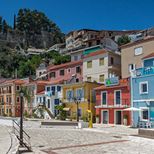 PARGA, GREECE - JULY 17, 2014: Amazing summer view of town of Parga, Epirus, Greece