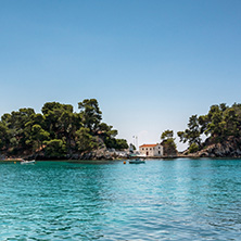 PARGA, GREECE - JULY 17, 2014: Amazing summer view of town of Parga, Epirus, Greece