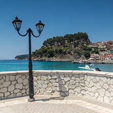 PARGA, GREECE - JULY 17, 2014: Amazing summer view of town of Parga, Epirus, Greece