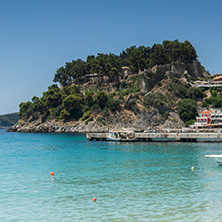 PARGA, GREECE - JULY 17, 2014: Amazing summer view of town of Parga, Epirus, Greece