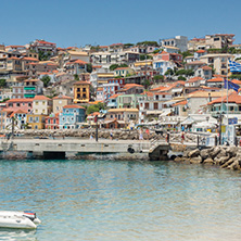 PARGA, GREECE - JULY 17, 2014: Amazing summer view of town of Parga, Epirus, Greece