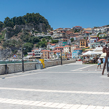 PARGA, GREECE - JULY 17, 2014: Amazing summer view of town of Parga, Epirus, Greece