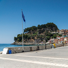 PARGA, GREECE - JULY 17, 2014: Amazing summer view of town of Parga, Epirus, Greece