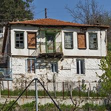 THASSOS, GREECE - APRIL 5, 2016: Village of Maries, Thassos island, East Macedonia and Thrace, Greece