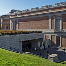 MADRID, SPAIN - JANUARY 22, 2018: National Museum of the Prado in City of Madrid, Spain