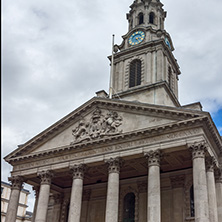 LONDON, ENGLAND - JUNE 16 2016: St Martin in the Fields church,  City of London, England, Great Britain