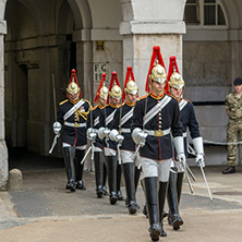 LONDON, ENGLAND - JUNE 16 2016: Horse Guards Parade, City of London, England, Great Britain