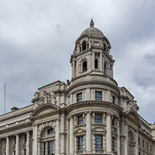 LONDON, ENGLAND - JUNE 16 2016: Whitehall Street,  City of London, England, Great Britain