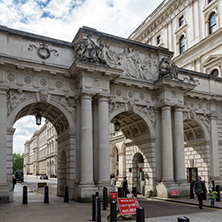 LONDON, ENGLAND - JUNE 16 2016: Whitehall Street,  City of London, England, Great Britain