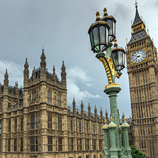 LONDON, ENGLAND - JUNE 16 2016: Houses of Parliament, Westminster Palace, London, England, Great Britain