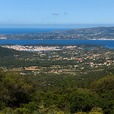 Panoramic view of Argostoli town, Kefalonia, Ionian islands, Greece