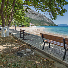 Amazing view of the beach of Poros, Kefalonia, Ionian Islands, Greece
