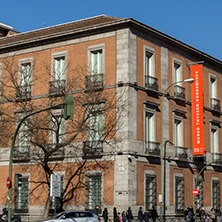 MADRID, SPAIN - JANUARY 22, 2018: Thyssen Bornemisza Museum in City of Madrid, Spain