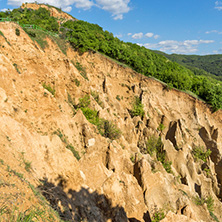 Landscape with rock formation Stob pyramids, Rila Mountain, Kyustendil region, Bulgaria