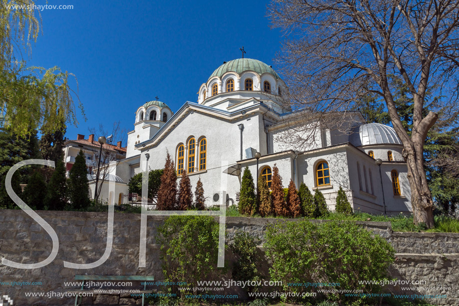 SANDANSKI, BULGARIA - APRIL 4, 2018: Orthodox church of St. George in town of Sandanski, Bulgaria