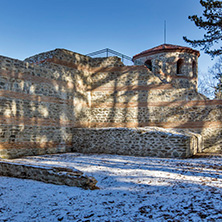 KYUSTENDIL, BULGARIA - JANUARY 15, 2015:  A late antique fortress The Hisarlaka in Town of Kyustendil, Bulgaria