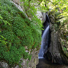 Amazing Landscape of Fotinovo waterfalls (Fotinski waterfall) in Rhodopes Mountain, Pazardzhik region, Bulgaria