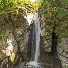 Amazing Landscape of Fotinovo waterfalls (Fotinski waterfall) in Rhodopes Mountain, Pazardzhik region, Bulgaria