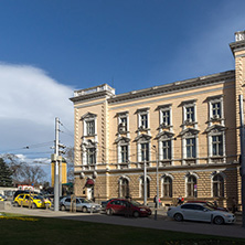 SOFIA, BULGARIA - NOVEMBER 7, 2017: Building of Military Club in center of city of Sofia, Bulgaria