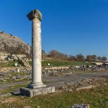 Ruins of the ancient city of Philippi, Eastern Macedonia and Thrace, Greece