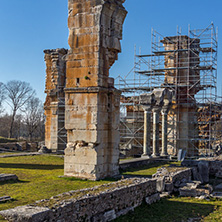 Ruins of the ancient city of Philippi, Eastern Macedonia and Thrace, Greece