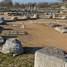 Ruins of the ancient city of Philippi, Eastern Macedonia and Thrace, Greece