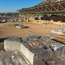 Ruins of the ancient city of Philippi, Eastern Macedonia and Thrace, Greece