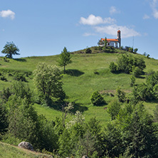 Amazing landscape of Green Hills near Village of Borovo in Rhodope Mountains, Plovdiv region, Bulgaria