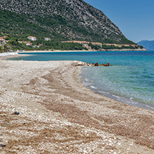 beach of town of Poros, Kefalonia, Ionian Islands, Greece